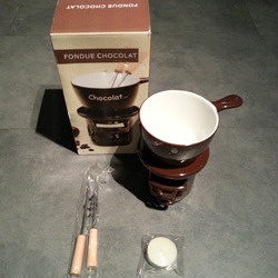 Square fondue chocolat