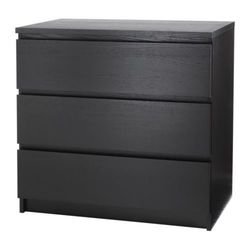 Square malm commode tiroirs brun  74485 pe191628 s4