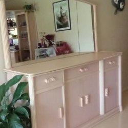 Square buffet  miroir