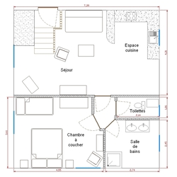 Square plan coquelicots