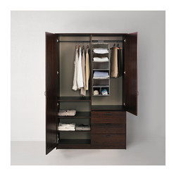 Square musken armoire portes tiroirs brun  0334272 pe524345 s4