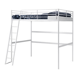 Square tromso structure lit mezzanine blanc  0300469 pe426340 s4
