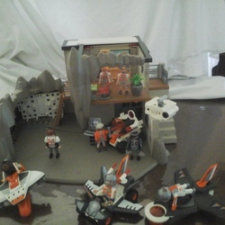Square top agent playmobil 5 001