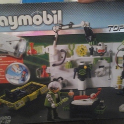 Square top agent playmobil 5 007