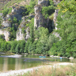 Square plage pougnadoires gorges du tarn