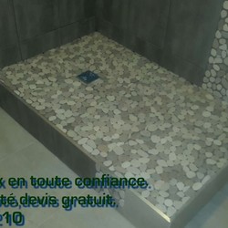 Square wedi installe douche   l italienne