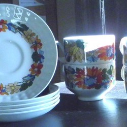 Square set 4 tasses