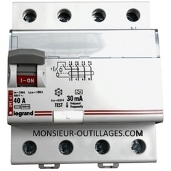 Square disjoncteur differentiel tetrapolaire legrand 4 po imgh1445100745 interrupteurdifferentiellegrand4mod4poles40a30ma400vpascherchezmonsieuroutillagescom