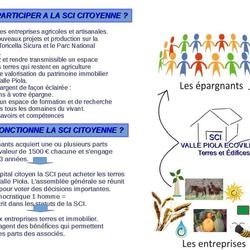 Square valle piola ecovillage project flyer recto