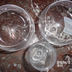 Square verres g ants   pied bi re  plus 1 verre vin  3 