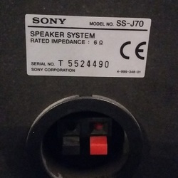 Square enceintes sony ss j70  5 